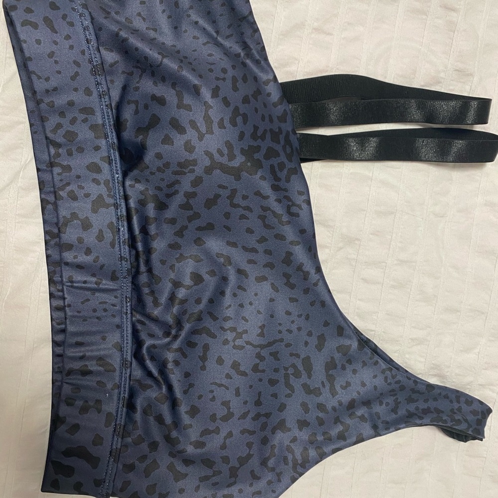 Leopard blue top
